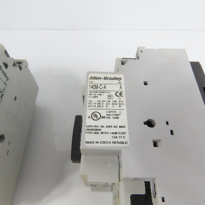 Allen Bradley 140M-D8N-C10 Ser C & D 10A Motor Circuit Protector Lot Of 4