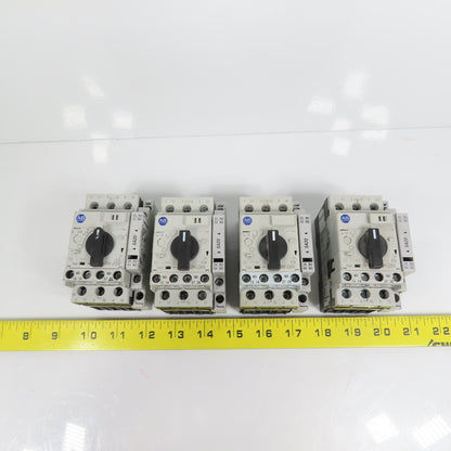 Allen Bradley 140M-D8N-C10 Ser C & D 10A Motor Circuit Protector Lot Of 4