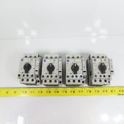 Allen Bradley 140M-D8N-C10 Ser C & D 10A Motor Circuit Protector Lot Of 4
