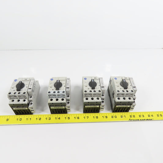 Allen Bradley 140M-D8N-C10 Ser C & D 10A Motor Circuit Protector Lot Of 4