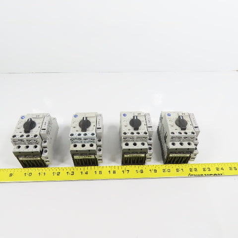 Allen Bradley 140M-D8N-C10 Ser C & D 10A Motor Circuit Protector Lot Of 4