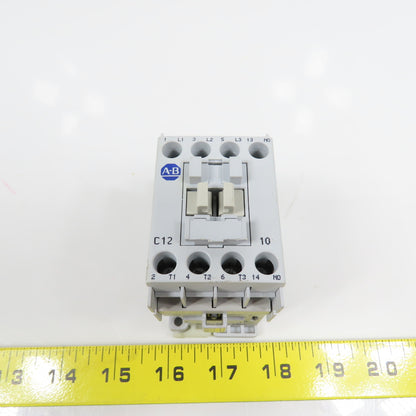 Allen Bradley 100-C12*10 Ser A 600VAC Contactor 24VDC Coil 0.5-10HP