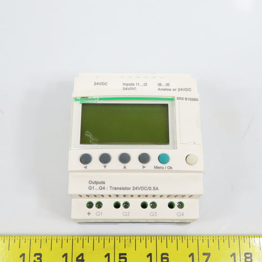 Schneider SR3 B102BD Zelio Logic Smart Relay 24VDC