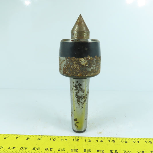 Morse Taper MT5 Heavy Duty Lathe Live Center 10-1/4" OAL (Rusty)