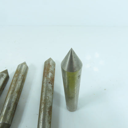 Morse Taper MT2 Misc. Used Lathe Dead Centers Lot Of 11