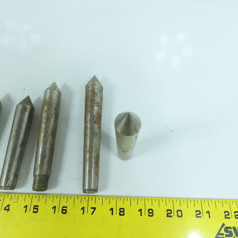 Morse Taper MT2 Misc. Used Lathe Dead Centers Lot Of 11