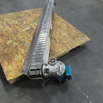 4-1/2" x 74" Long Table Top Powered Small Parts Conveyor 230/460V 3PH 43FPM