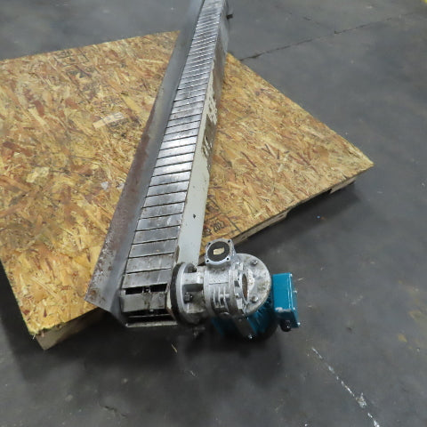 4-1/2" x 74" Long Table Top Powered Small Parts Conveyor 230/460V 3PH 43FPM