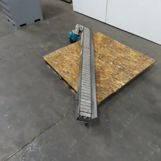 4-1/2" x 74" Long Table Top Powered Small Parts Conveyor 230/460V 3PH 43FPM