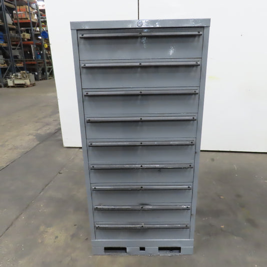 Lista 9 Drawer Industrial Parts Tool Storage Shop Cabinet 28 x 28" x 60" H