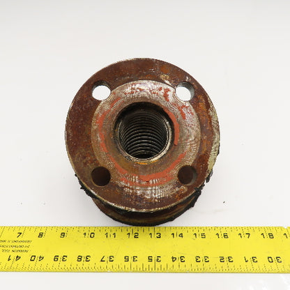 2" Cast Iron 4 Bolt Flange Mount Flexible Stainless Bellow Expansion Joint