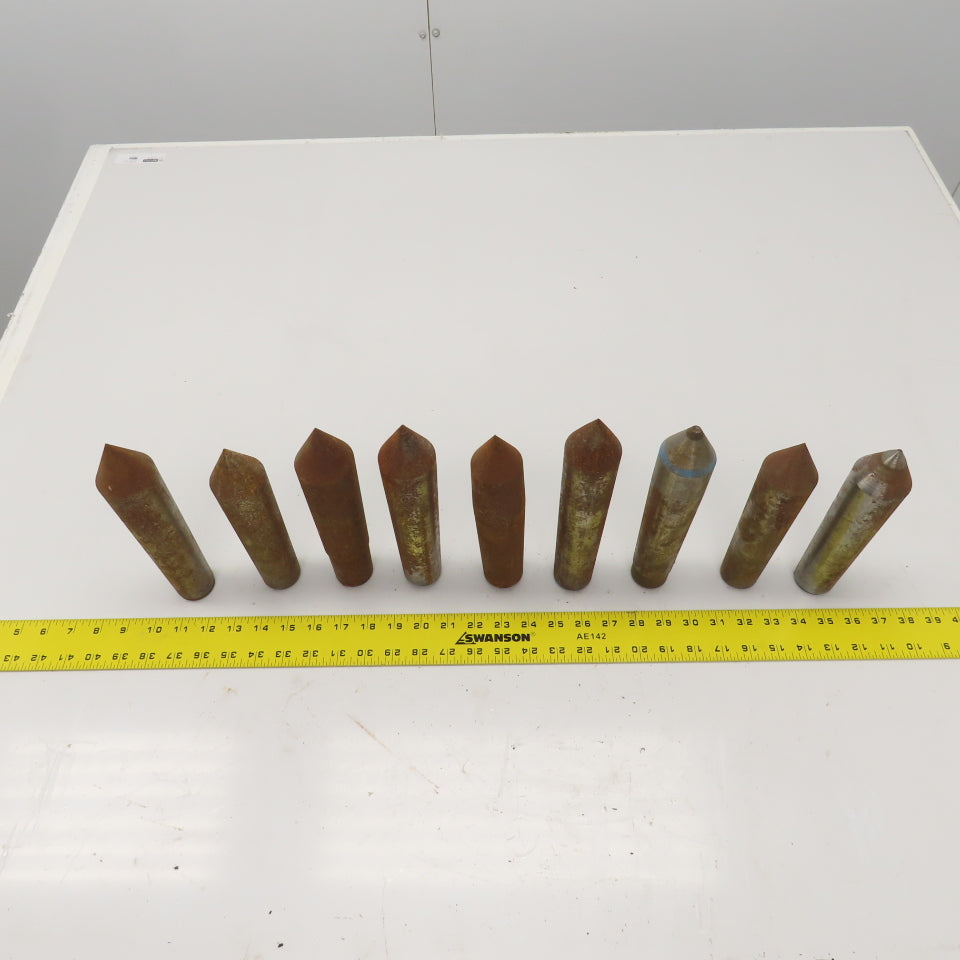 Morse Taper MT5 Misc. Used Lathe Dead Centers Lot Of 9