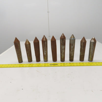 Morse Taper MT5 Misc. Used Lathe Dead Centers Lot Of 9