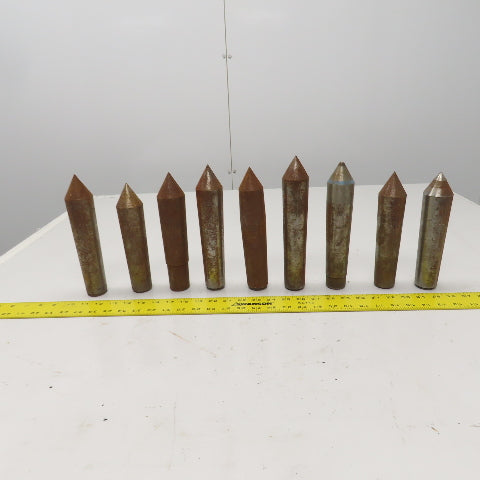 Morse Taper MT5 Misc. Used Lathe Dead Centers Lot Of 9
