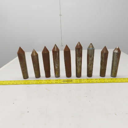 Morse Taper MT5 Misc. Used Lathe Dead Centers Lot Of 9