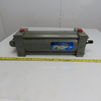 Miller Fluid Power Pneumatic Air Cylinder 6" Bore 13" Stroke 1-3/8" Rod