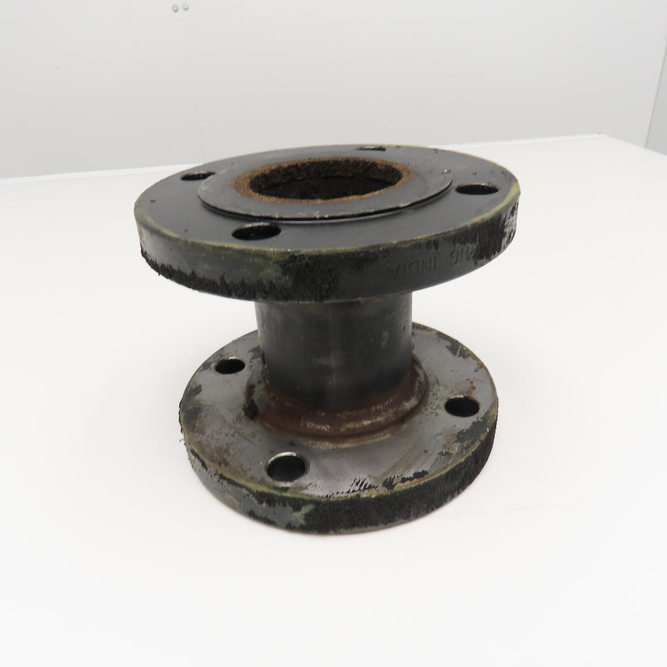 3" Raised Face Flange 4 Bolt Cast Iron Coupling 6" Wide
