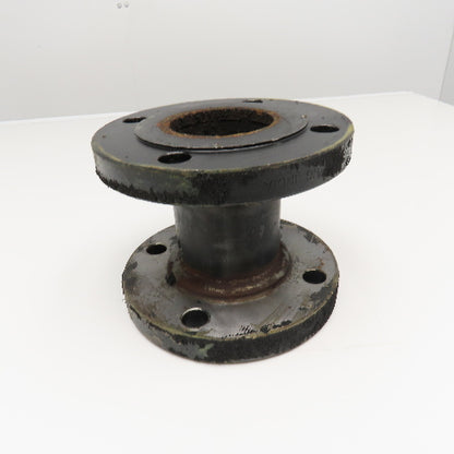 3" Raised Face Flange 4 Bolt Cast Iron Coupling 6" Wide