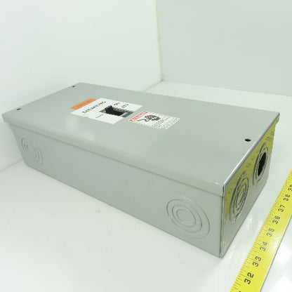Siemens E2N1S Circuit Breaker Enclosure W/ED63B070 3-Pole 70A 600V Breaker
