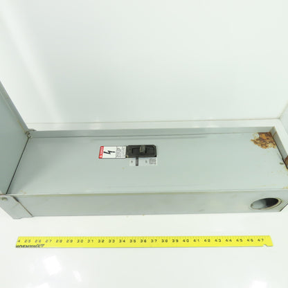 Siemens 27"x7-1/4"x5" Circuit Breaker Enclosure W/QJ22B200 200A 240VAC Breaker