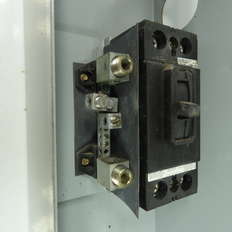 Siemens 27"x7-1/4"x5" Circuit Breaker Enclosure W/QJ22B200 200A 240VAC Breaker
