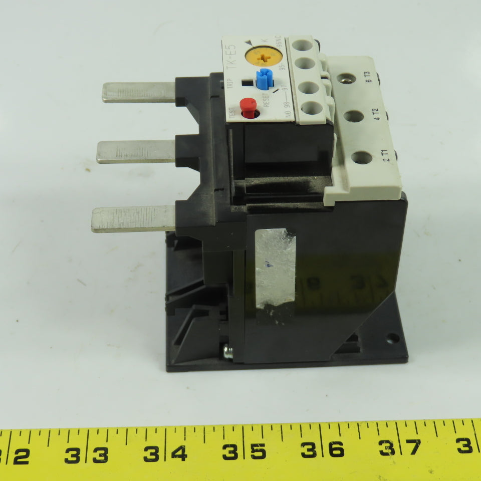 Fuji TK-E5 85-105A 120/440VAC Thermal Overload Relay 10A Trip 85-105A