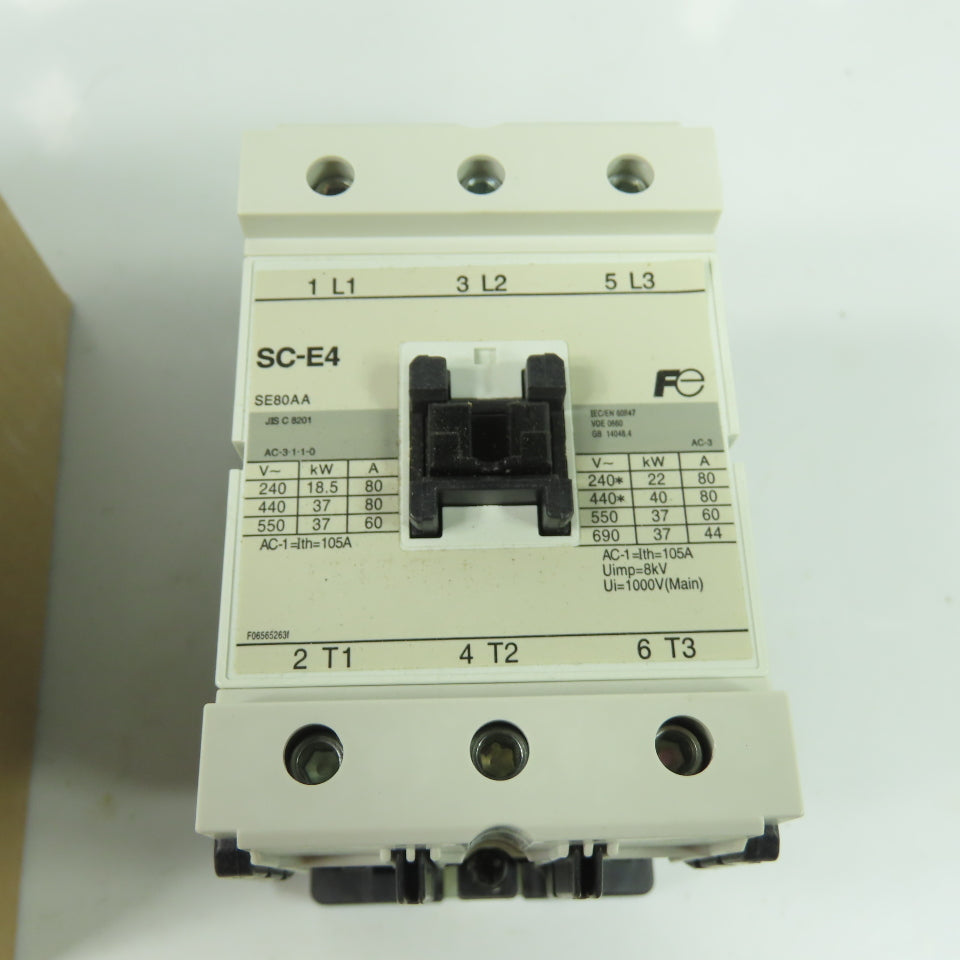 Fuji SC-E4 Contactor 80A 440/480V Coil