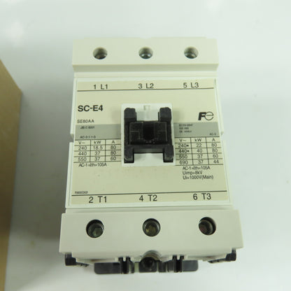 Fuji SC-E4 Contactor 80A 440/480V Coil