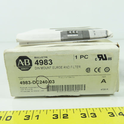 Allen Bradley 4983-DC240-03 Ser A Combination Filter Surge Suppressor 240VAC 3A