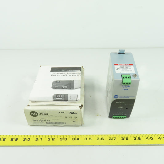 Allen Bradley 4983-DC240-03 Ser A Combination Filter Surge Suppressor 240VAC 3A