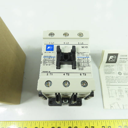 Fuji SC-E1 600V 3Ph Contactor 440/480V Coil