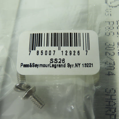 PASS & SEYMOUR SS26 Stainless Steel Wall Plate Cover 4-1/2"x2-3/4" Lot Of 13