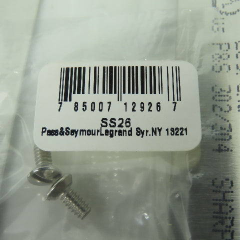 PASS & SEYMOUR SS26 Stainless Steel Wall Plate Cover 4-1/2"x2-3/4" Lot Of 13