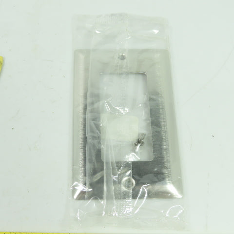 PASS & SEYMOUR SS26 Stainless Steel Wall Plate Cover 4-1/2"x2-3/4" Lot Of 13