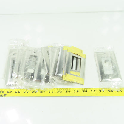 PASS & SEYMOUR SS26 Stainless Steel Wall Plate Cover 4-1/2"x2-3/4" Lot Of 13