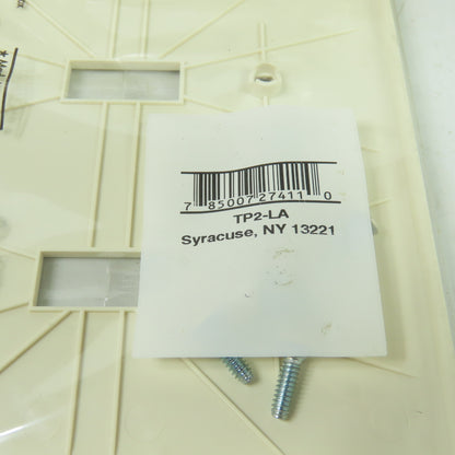 Pass & Seymour TP2-LA Light Almond Wall Plate 2 Toggle Switch Cover Lot Of 18