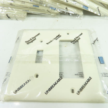Pass & Seymour TP126-LA Light Almond Wall Plate Switch Cover Lot Of 13