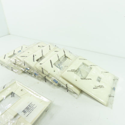 Pass & Seymour TP126-LA Light Almond Wall Plate Switch Cover Lot Of 13