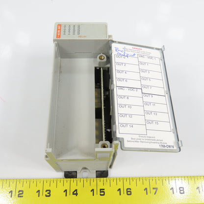 Allen Bradley 1769-OW16 Ser A F/W Rev 3.1 Compact I/O 16 PT. Relay (Bad Output)