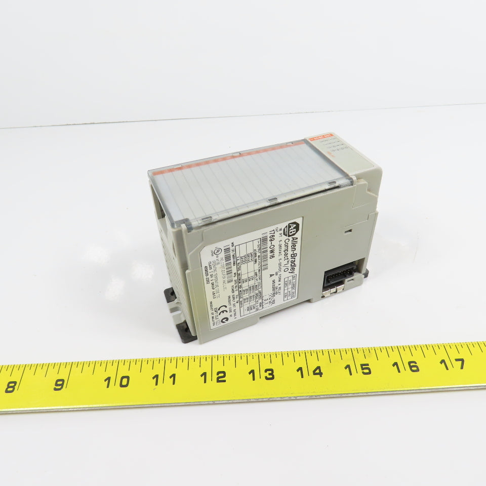 Allen Bradley 1769-OW16 Ser A F/W Rev 3.1 Compact I/O 16 PT. Relay (Bad Output)