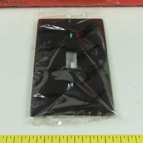 Pass & Seymour TP1 Dark Brown 1 Gang Toggle Wall Plate Switch Cover Lot Of 23