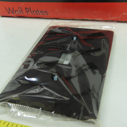 Pass & Seymour TP1 Dark Brown 1 Gang Toggle Wall Plate Switch Cover Lot Of 23