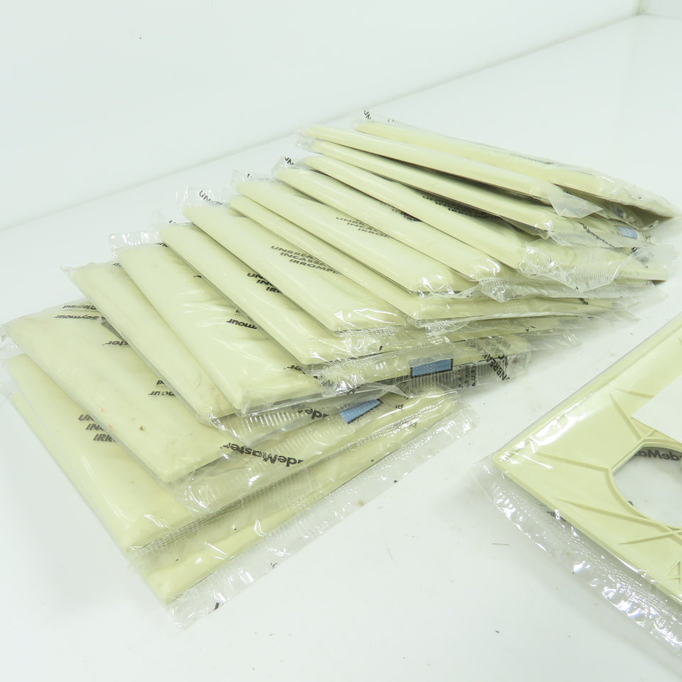Pass & Seymour TP82-1 Ivory 2 Gang Duplex Wall Plate Switch Cover Lot Of 15