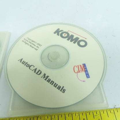Komo 2002 Cam Companion Software W/ Key & AutoCad Manuals