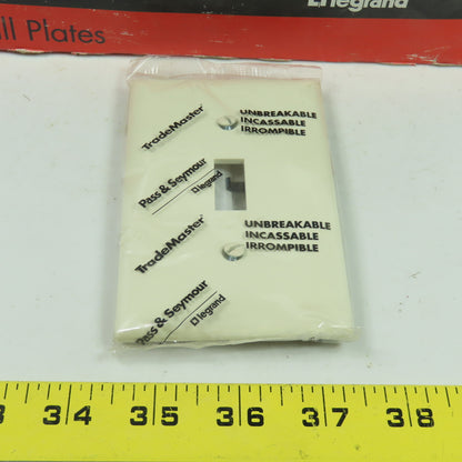Pass & Seymour TP1-LA Light Almond 1 Gang Toggle Wall Plate Switch Lot Of 15