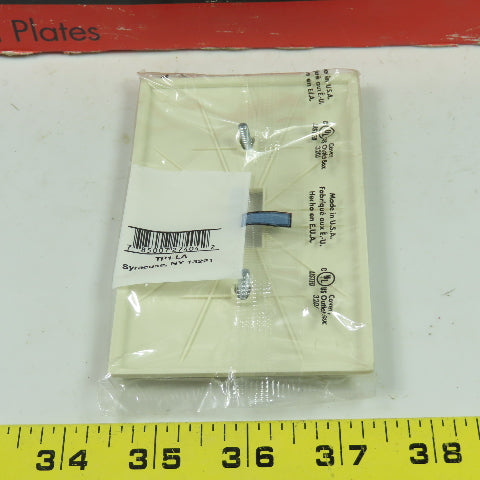 Pass & Seymour TP1-LA Light Almond 1 Gang Toggle Wall Plate Switch Lot Of 15