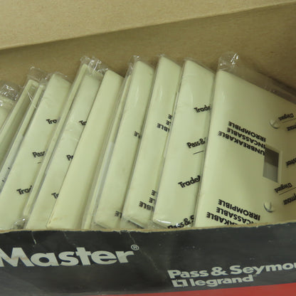Pass & Seymour TP1-LA Light Almond 1 Gang Toggle Wall Plate Switch Lot Of 15