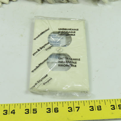 Pass & Seymour TP8-LA Light Almond 1 Gang Receptacle Wall Plate Switch Lot Of 24
