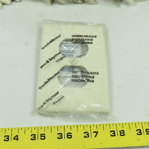Pass & Seymour TP8-LA Light Almond 1 Gang Receptacle Wall Plate Switch Lot Of 24
