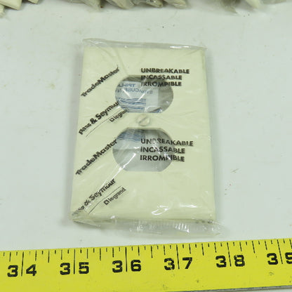 Pass & Seymour TP8-LA Light Almond 1 Gang Receptacle Wall Plate Switch Lot Of 24